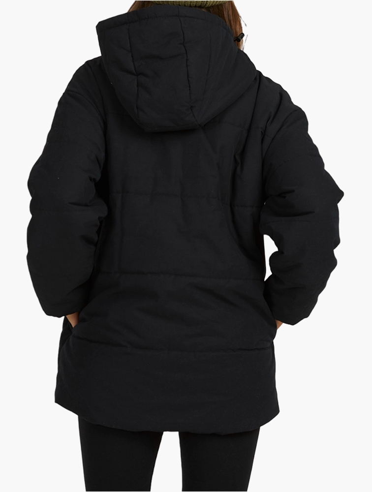 MyRunway Shop Roxy Anthracite Ocean Ways Puffer Jacket for Women